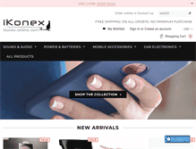 Tablet Screenshot of ikonex-online.com